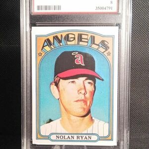 Graded 1972 TOPPS # 595 - NOLAN RYAN - CALIFORNIA ANGELS *RP*